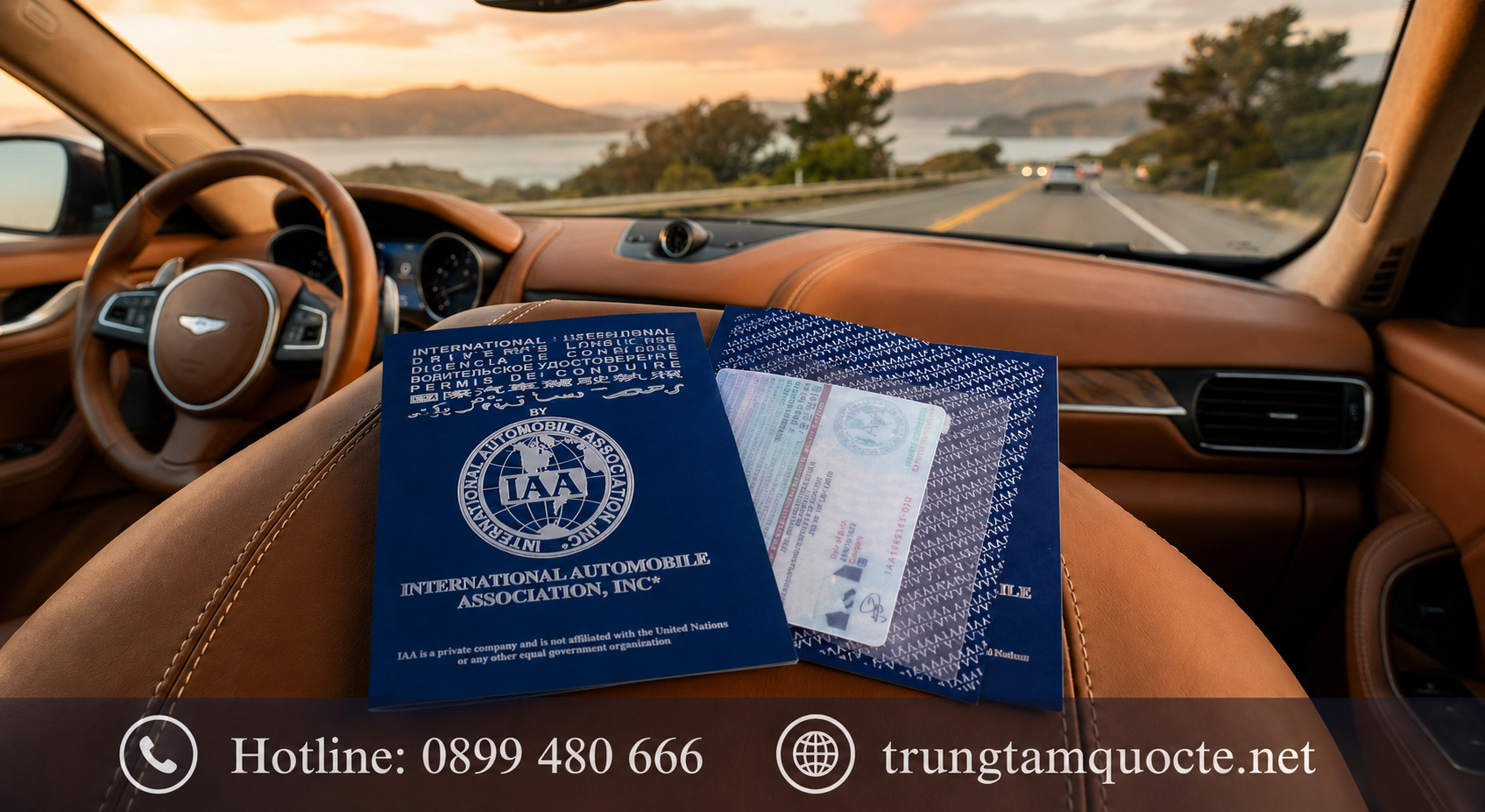 Sổ bằng lái quốc tế IAA & Hộ chiếu